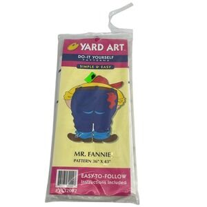 Mr Fannie Do It Yourself Yard Art Pattern 36 x 34